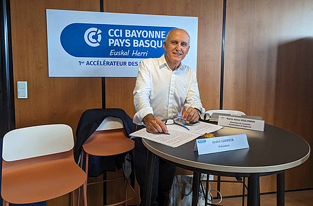 André Garreta, Président de la CCI Bayonne Pays Basque.