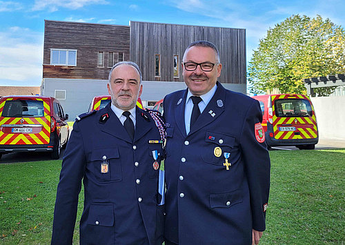 Dix Ans De Jumelage Entre Les Pompiers Danglet Et Dansbach Les Petites Affiches