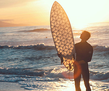 Les planches Wyve sont uniques et translucides.