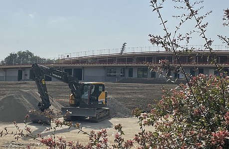 Le chantier de l'AB Campus à Bayonne