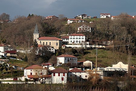Pays basque - village d'Hasparren