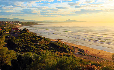Côte basque à Bidart
