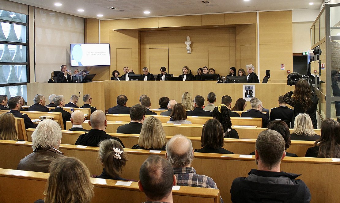 L’audience solennelle de rentrée du Tribunal Judiciaire de Bayonne se tenait le 24 janvier 2025 © DC